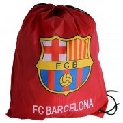 Сумка-рюкзак для сменной обуви FC Barcelona №-160s красная  арт№-160s